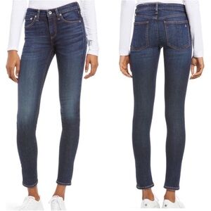 Rag & Bone | Cate Mid Rise Ankle Skinny Jeans in Carmen Wash | 25
